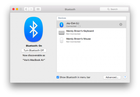 Bluetooth Screen