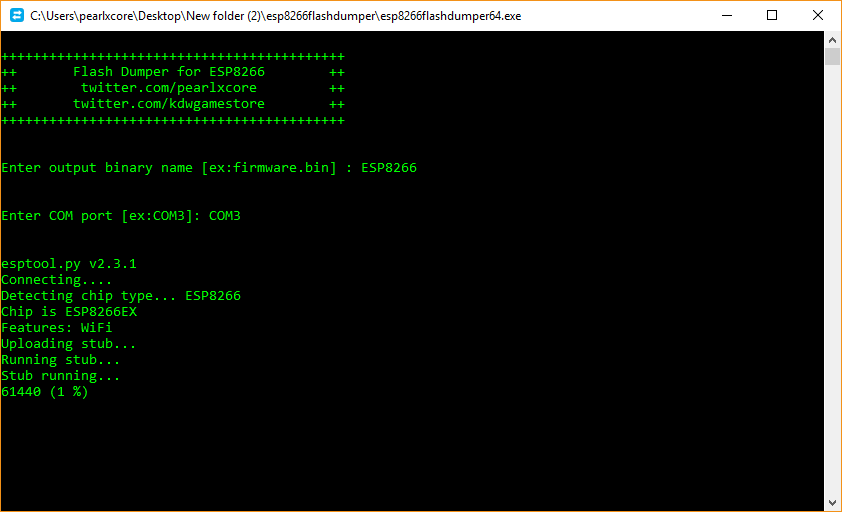 ESP8266 Flash Dumper