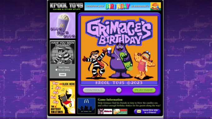 Grimace's Birthday