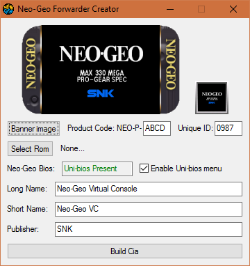 Neo-Geo Forwarder Creator