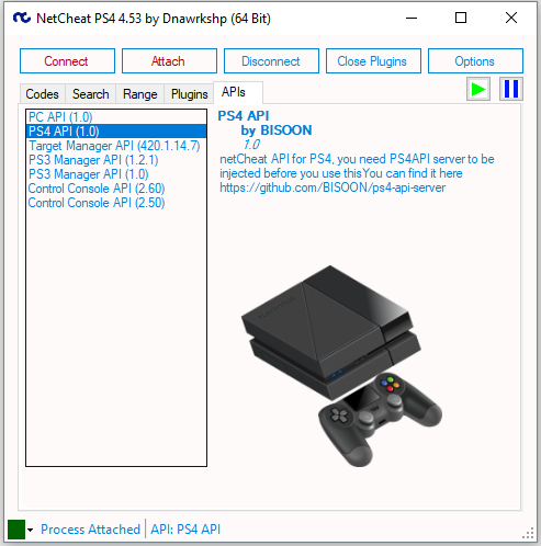 NetCheat API for PS4 4.05