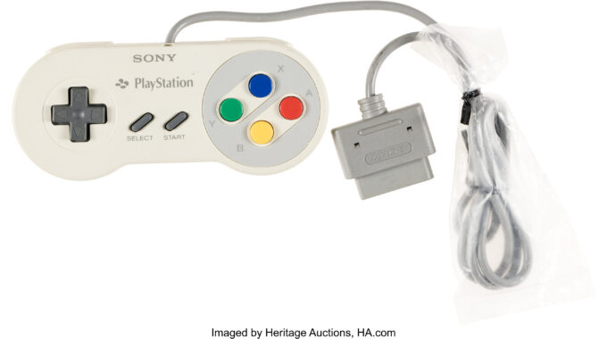 Nintendo PlayStation SNES Prototype Controller