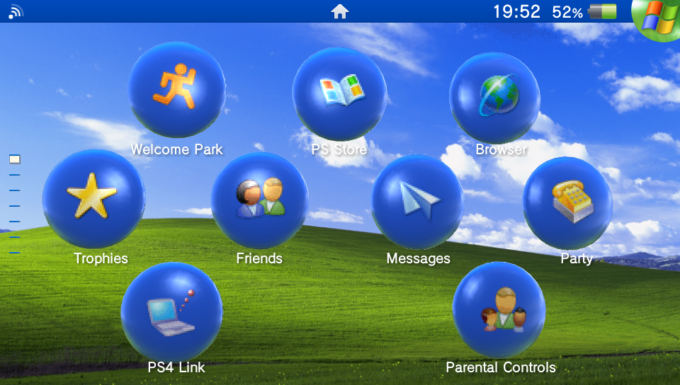 PS Vita Windows XP Extended Theme2