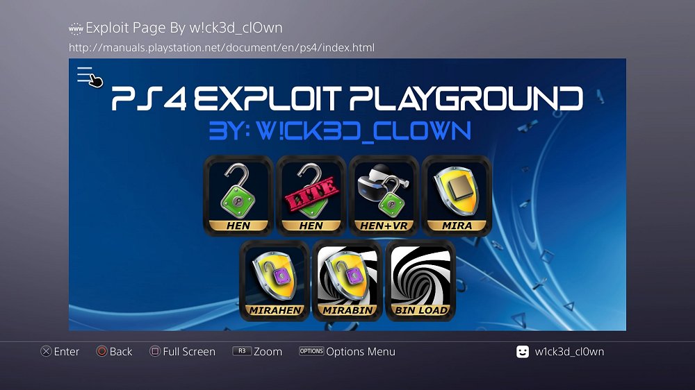 PS4 AIO Offline 5.05 Exploit Playground