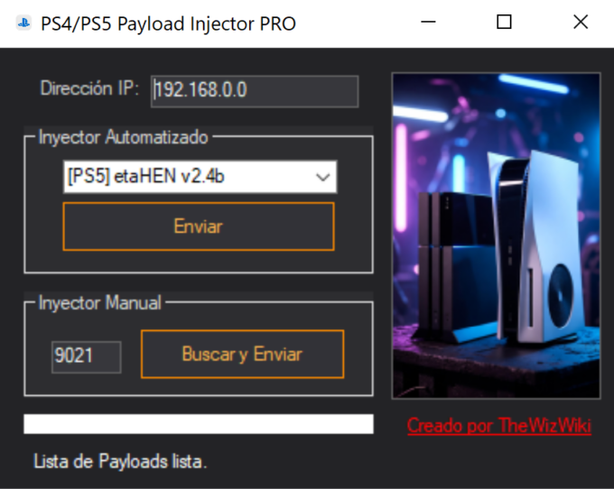 PS4-PS5 Payload Injector Pro
