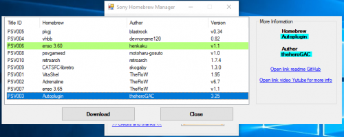 Sony Homebrew Manager for PS4 PS Vita and PS3 by MRGhidini 8
