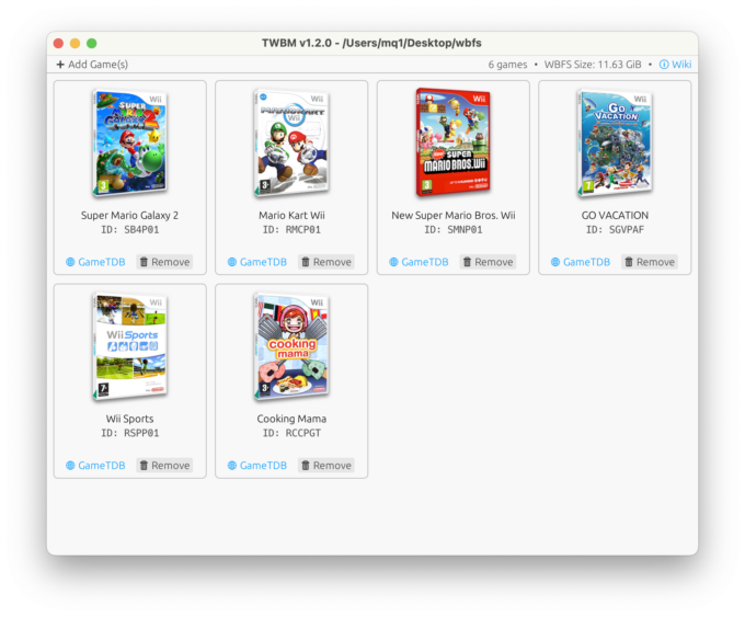 TinyWiiBackupManager