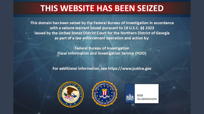 Website has been Seized