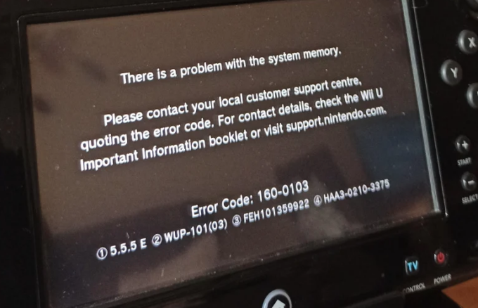 Wii U Error