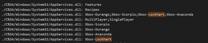 Xbox codename in windows