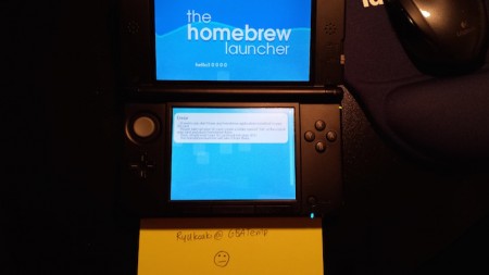 the homebrew launcher